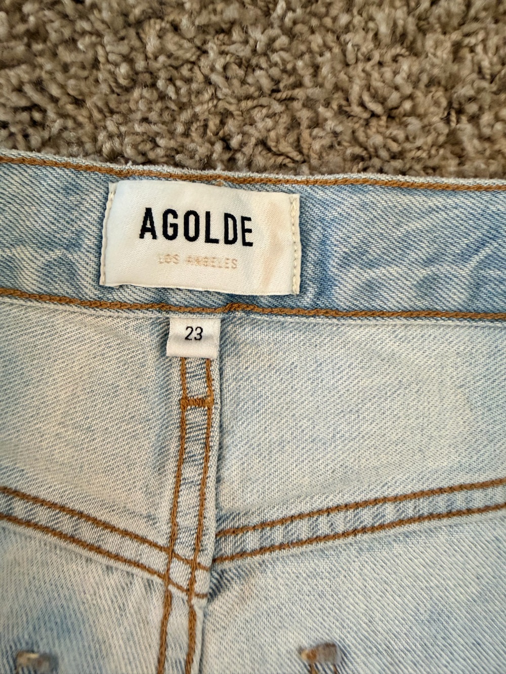 Revolve Agolde Low Slung Baggy Jeans in Fragment - Picture 6 of 13